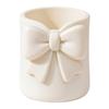 Decorative 3D Printed Bow Pen Holder Creative Multi-function Pencil Storage Box Sweet Flower Vase Desktop Organizer Office