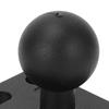 1 Inch AMPS Ball Mount Base Aluminum Alloy Electronic Device Mounting Base Ball Mount Base  for Car