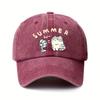 Baseball Cap Fashion Soft Top Baseball Cap Men's and Women's Casual Outdoor Cap