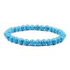 Natural Stone Elastic Bracelet 6mm Charm Men Black Lava Blue Beads Strand Bracelets for Women Yoga Meditation Jewelry pulseira