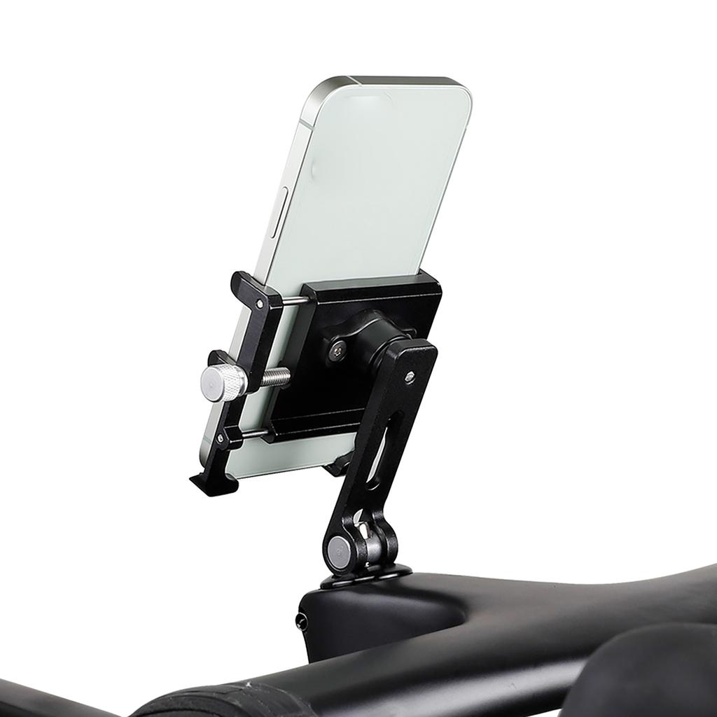 Aluminum Alloy   Phone Mount Bike Stem Phone Rack Rotating Mobile Phone Bracket
