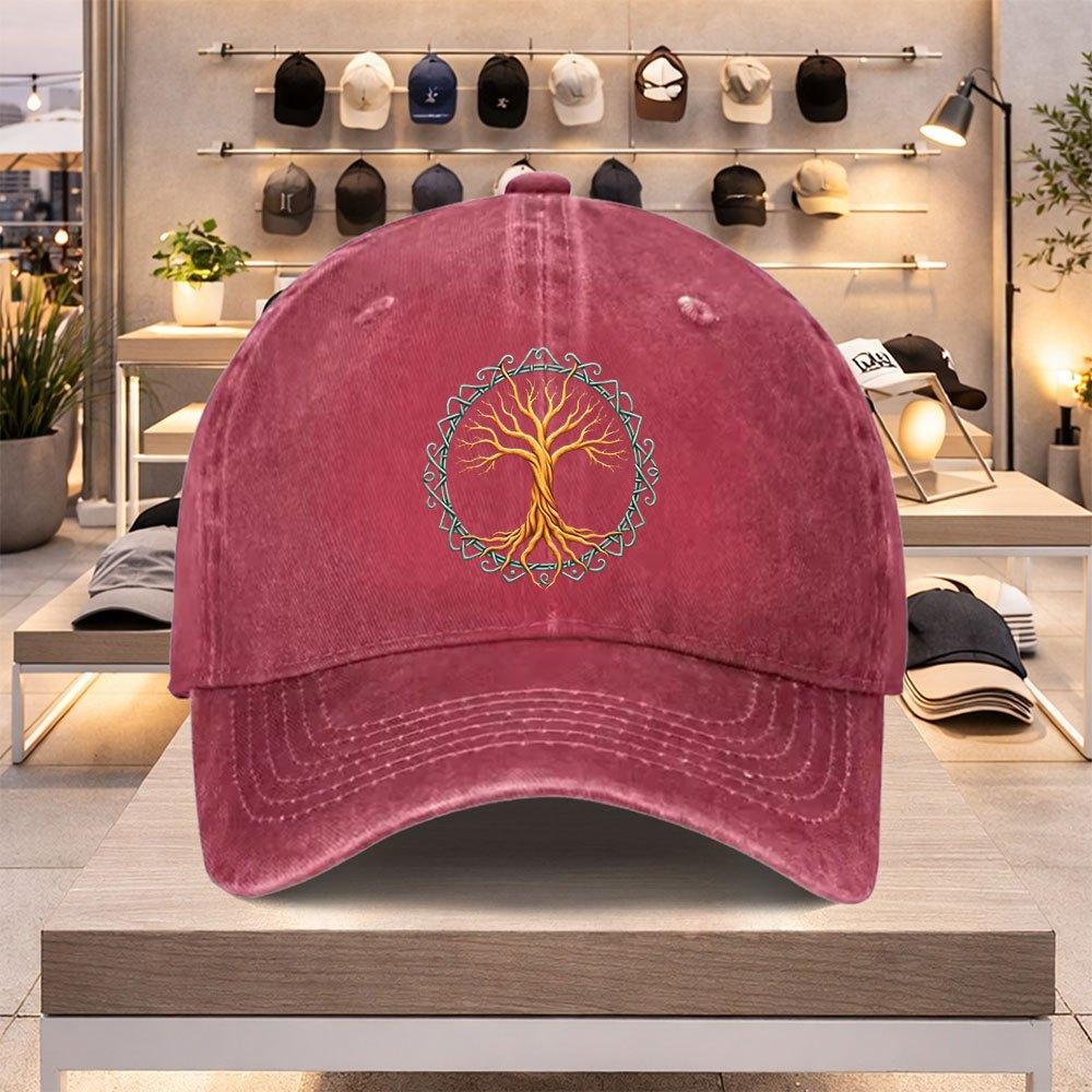 Tree of Life Baseball Cap Lightweight Adjustable Unisex Hat for Spring Summer