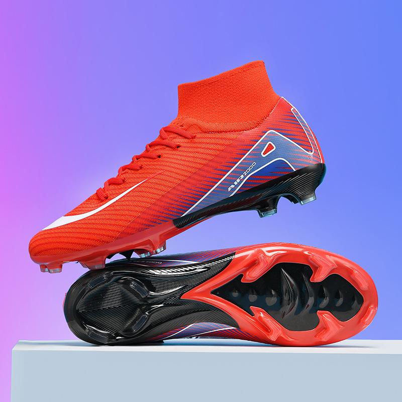 New Football Shoes Male And Female Students Training European Cup Spikes Artificial Grass Tf Football Shoes