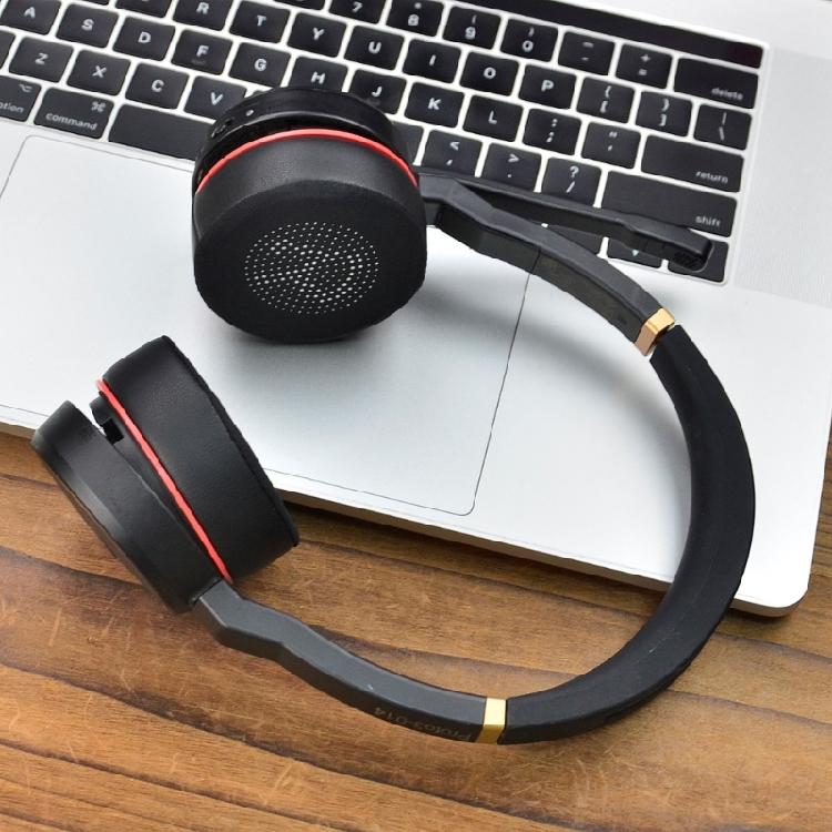 Anti Slip Cooling Ear Pads Skin Friendly Ear Cushions for Evolve 75 75+ Headphone Upgraded Accessories Washable Design