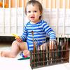 Paint Brush Organizer Wall Mount Brush Rack Wooden Paintbrush Organizer 67 Holes Freestanding Art Supply Container for Table