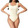 Cinturino solido aderente corpo sexy casual basic bianco body estivo top da donna body trasparente senza maniche tuta slim
