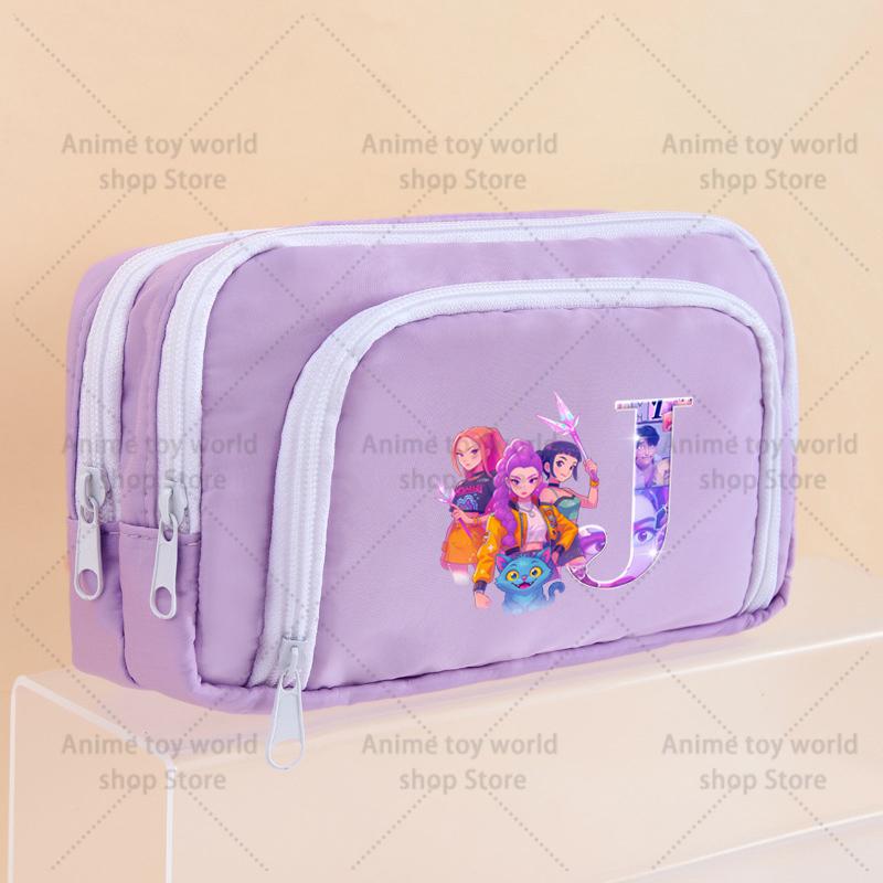 Kpop Dämonenjäger Federmäppchen Cartoon Kawaii Mädchen Stiftebox Stifthalter Tasche für Schüler Schulanfang Schreibwaren Geschenkartikel
