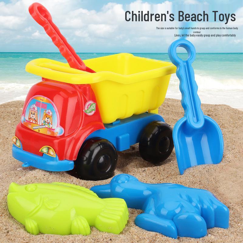 

Дитячий набір іграшок для пляжної інженерії: Відро для піску, лопата та візок