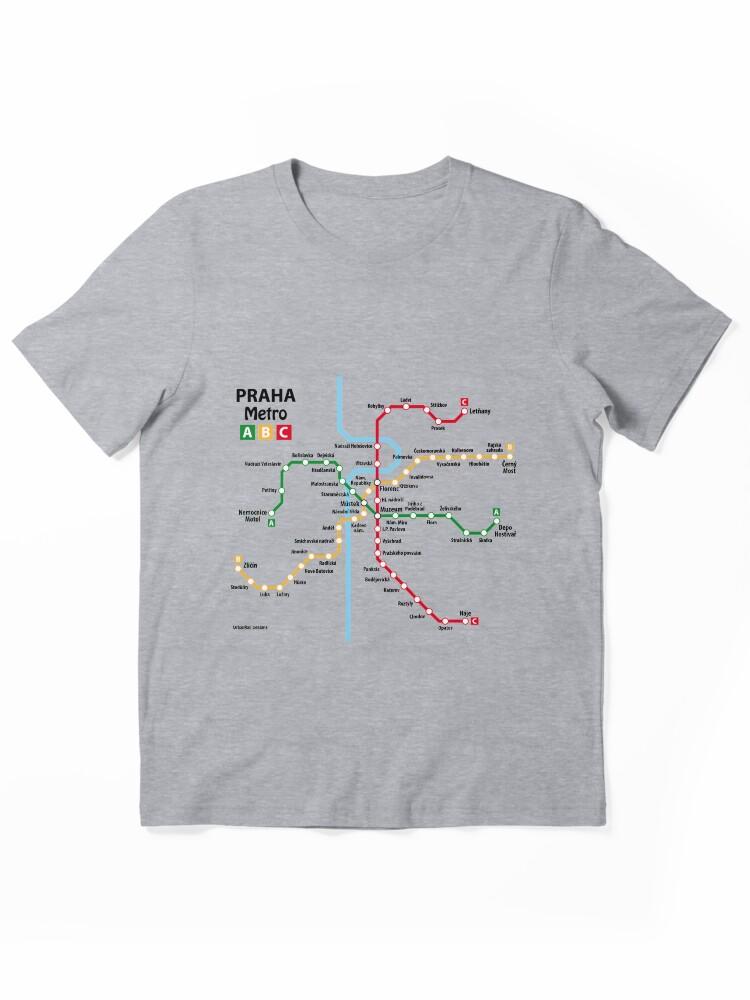 Metro PRAGUE metro network Essential T-Shirt