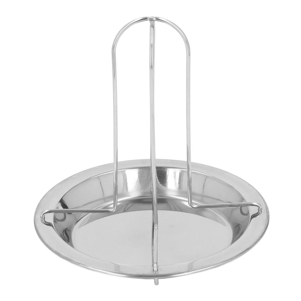 Vertical Stainless Steel Chicken Roaster Rack Thickening Prevent Stick Chicken Roasting Pan with Rack for Camping