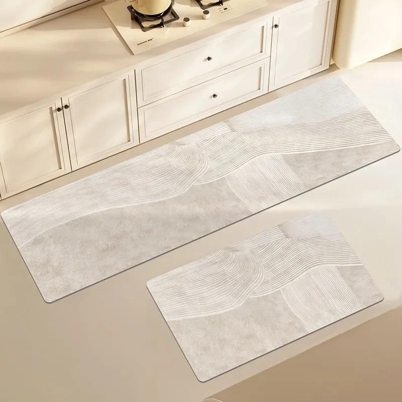 Kitchen Floor Mat Pvc Waterproof Vinyl Rug Home Decor Long Carpet Oil-proof Non-slip Foot Mats Alfombra Cocina Küchenbodenmatten
