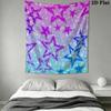 Colorful Pentagram Wall Tapestry Aesthetic Wall Hanging Printed Fabric Blanket Decorative Tapestries for Bedroom Living Room Home Decor