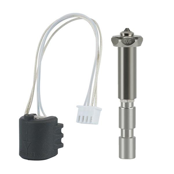 

1 Piece Integrated Nozzle: 0.6mm, Hard Steel, Silicone, Color: As Shown Other