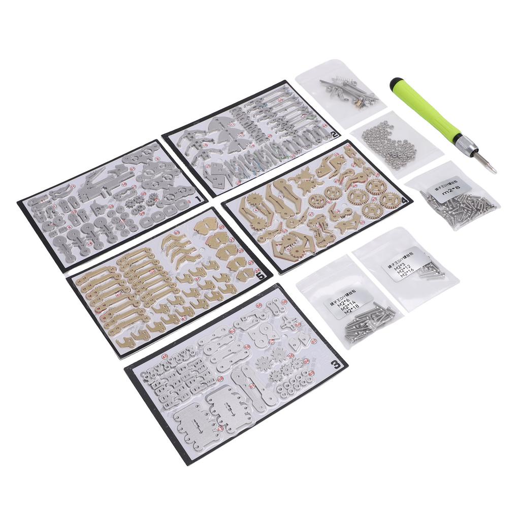 3D Metal Puzzles Kit To Build STEM Educational Toy   Mechanical Puzzle Building Blocks for Kids Adults