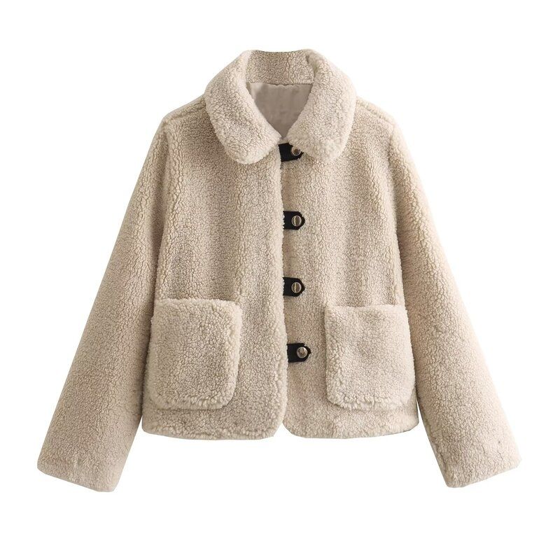 Fashion Style 2023 New Autumn and Winter Women's Clothing Slim Looking Easiest for Match Fleece Jacket Outwear 8741223 800