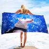 Bull Terrier Print Large Beach Towel for Bath Travel Outdoors Lightweight Soft Towels Super Absorbent Sandproof Quick Dry Towel