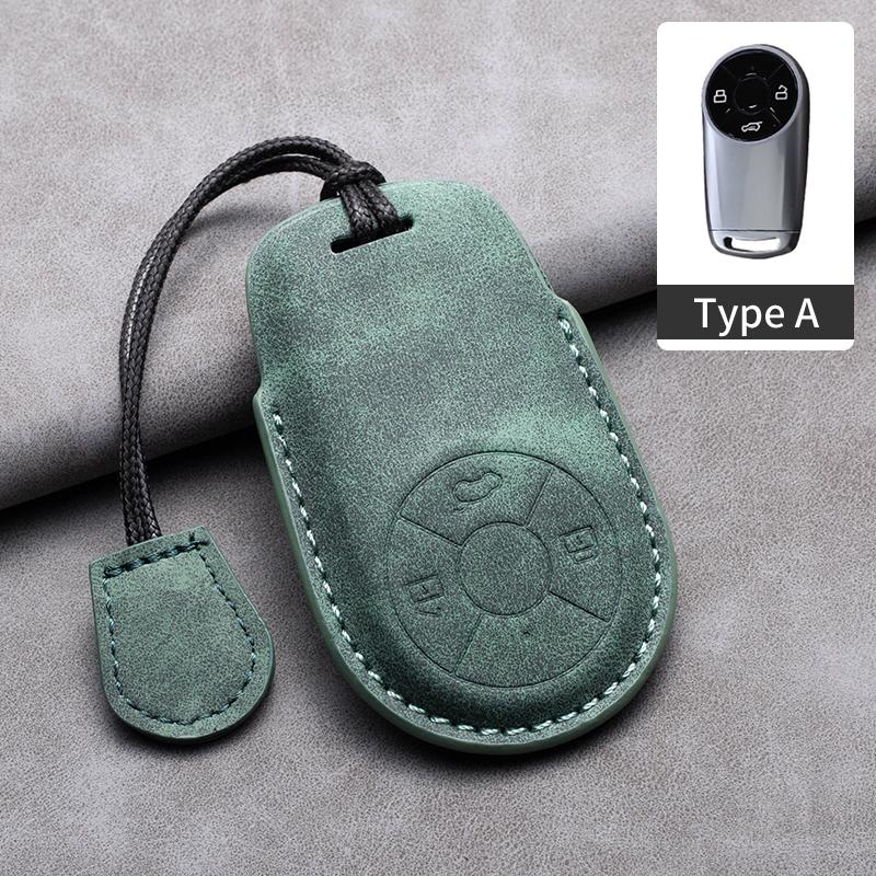 

Car Key Chain Case Cover Holder Key Ring For Great Wall GWM ORA IQ RI Funky Cat GT Good Cat Leather Keyless Auto Accessories