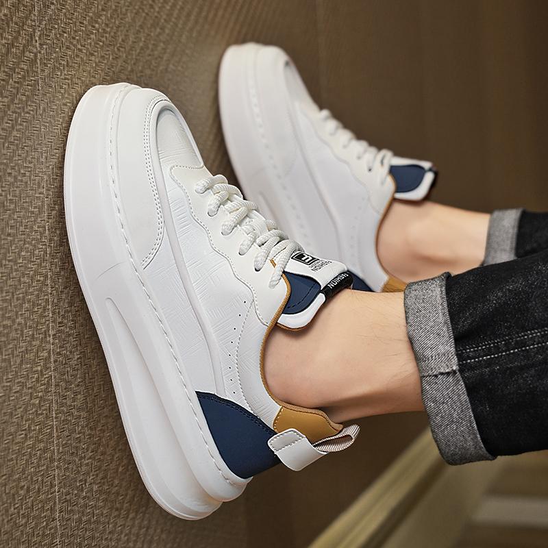 Fashion Lace-Up Mens Tenis Shoe Fashion Men's Shoes Fashion Breathable Flat Shoes for Man Outdoor Sneakers 2024 New Arrival Board Shoes