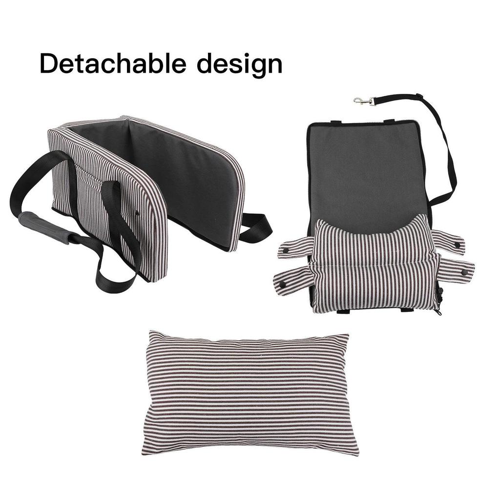 Portable Pet Safety Car Seat & Bed for Dogs and Cats
