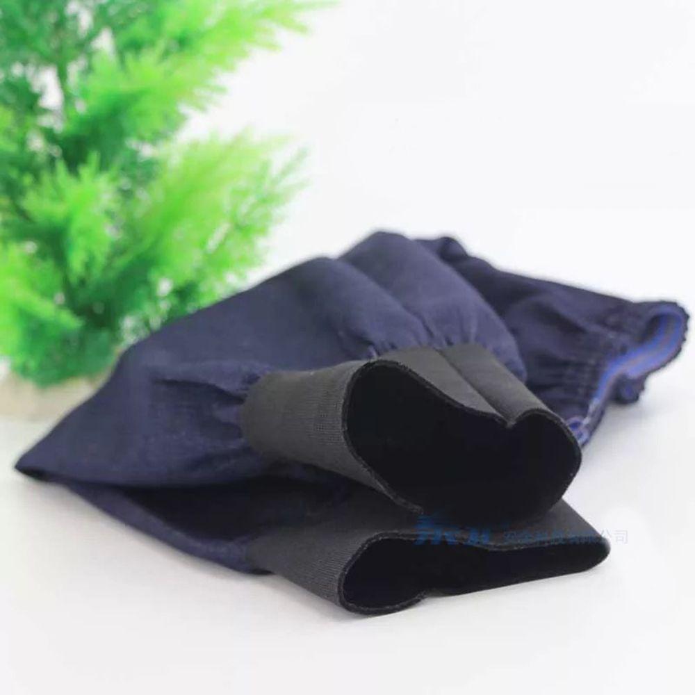 1 Pair Welder Lengthen Arm Protective Sleeves Denim Blue Welding Arm Sleeves Working Sleeves Cut Resistant Heat Protection