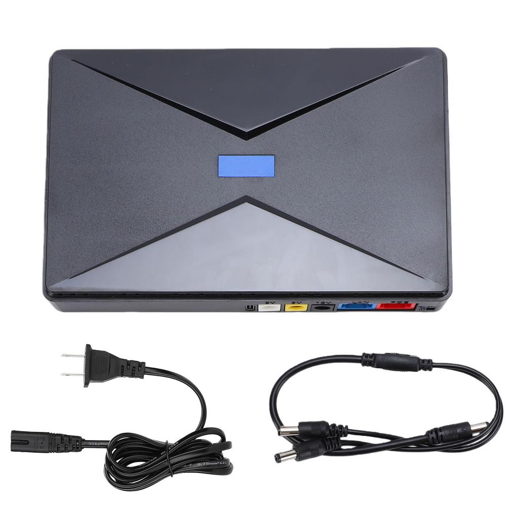 Mini UPS Battery Backup with DC USB Output 8800mAh Large Capacity Uninterruptible Power Supply for Router Security
