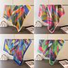 Printed Design Printed Square Scarf Lightweight Women Head Scarf Fashion Neckerchief Beach Wear