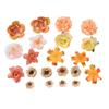 28/49Pcs Artificial Flower 4-10cm Realistic Flower Buds For Wedding Bouquets Baby Showers Decoration Hair Accessories