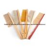 Wooden Handle Bee Brush with Soft Fiber Bristles - Gentle 3-Row Honey Bee Cleaning Tool
