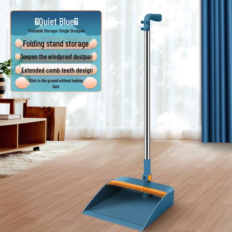 Li Lin High-Quality Non-Stick Broom & Dustpan Set with Squeegee for Hair.