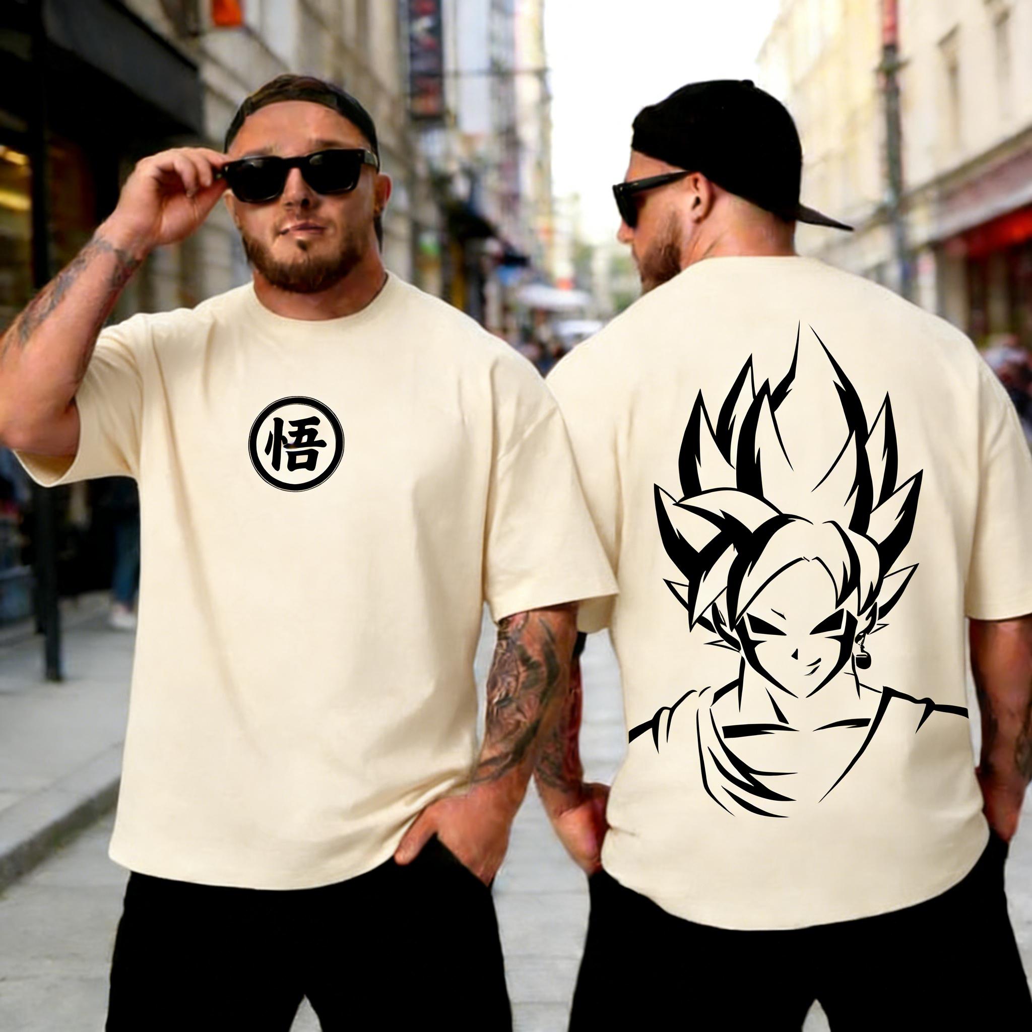 

Plus Size Dragon Ball Anime Printed Men Women Tshirt Casual Parent Child Tops Summer Y2K Fashion Street Wear Harajuku Style S