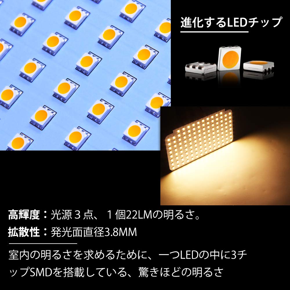 Toyota Hiace LED Room Lamp for 200 Series Ace and 8th Generation Super Warm Super 200 Series Ace 4th and 5th Specially Designed for SMD LED Easy