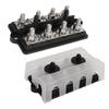 Power Distribution Block DC12 to 48V 150A 8 M10 Studs Battery Bus Bar for Cars Boats Yachts Trucks