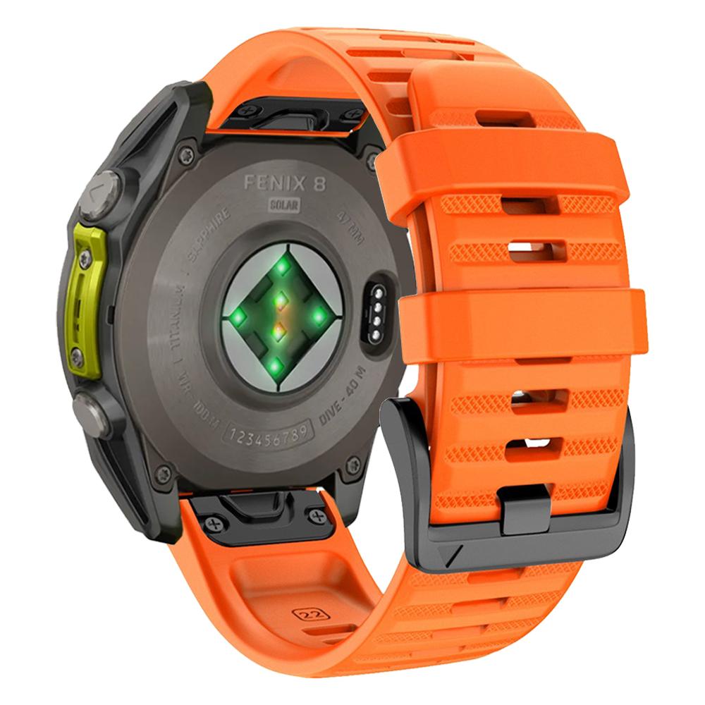 Pulseira de Relógio 22mm 26mm Para Garmin Fenix 8 Pro E 47mm 51mm/6 6X 7 7X Solar/Epix/Tactix/quatix/Instinct 3 Pulseira de Silicone