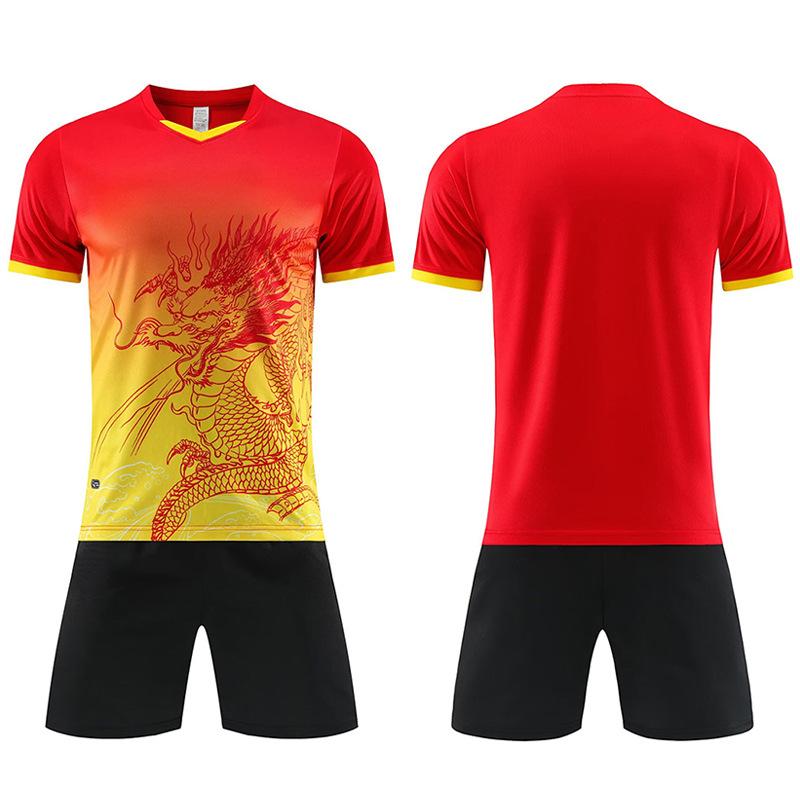 Новая одежда для групповых закупок соревнований по гонкам на лодках-драконах, мужская и женская, одежда для гребли на лодках-драконах, футболки для футбола с принтом Dragon Boa L красный
