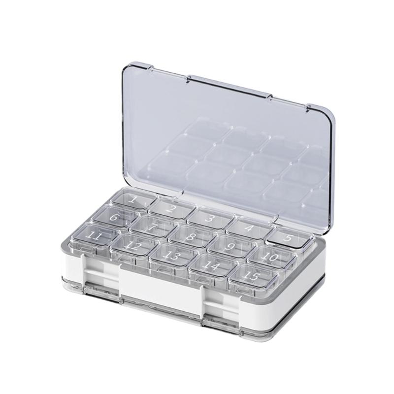 

Portable 30 Day Pills Case With Secure Sealing Design Keep Medicine Dry And Organized Medicine Organizers белый