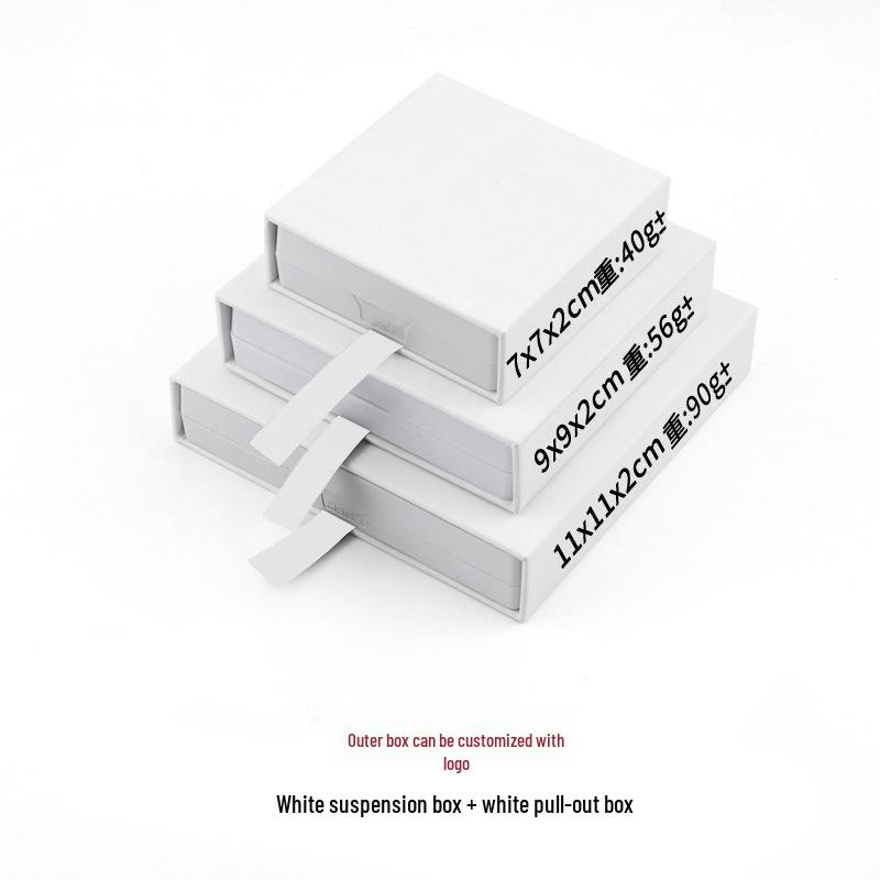 Transparent Anti-Oxidation Jewelry Storage Box for Earrings and Necklaces