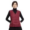Bvaeocl Ultralight Collarless Down Warm and Lightweight for Fall and Includes Storage BV85 Women's Vest, Winter, Bag, (2XL, Red)