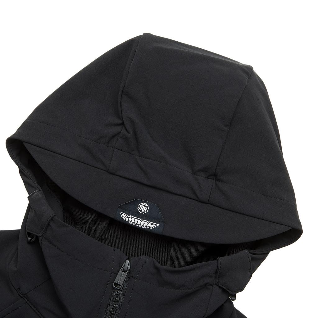 Li Ning Seria Koszykarska Wodoodporny Wiatrówka z Kapturem i Długim Rękawem Męska odzież wierzchnia Czarna AFDU505-1