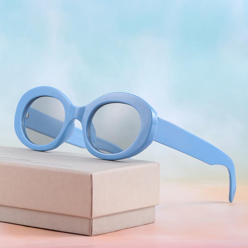 Sluneční brýle s kulatým rámem Arc De Triomphe Dámské Trendy Sluneční brýle s malým rámem Dámské Odstíny Brýle