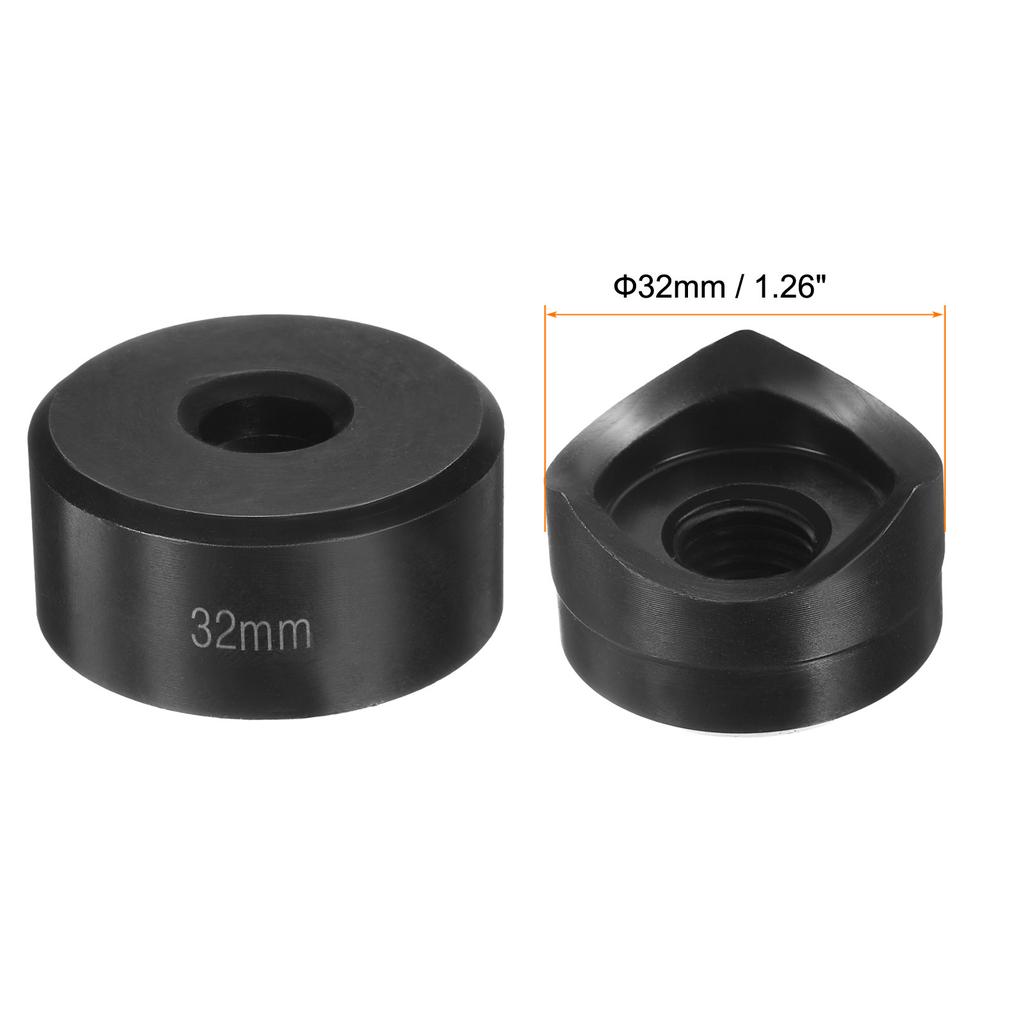 Pumn cu perforare pentru tablă 18mm-50mm Oțel cu rulment Tăiere precisă Kit de pumni manuali pentru lovire Placă de oțel Metal Chiuvetă