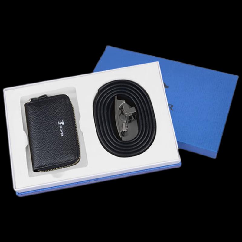 

PLOVER Men s Leather Belt & Key Pouch Set 115cm