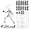 Newest!!! Magnetic Attraction 3D Printed Dummy T13 DIY Multi-jointed Man and Woman Lucky Doll  Movable Shapeshift Robot Toys