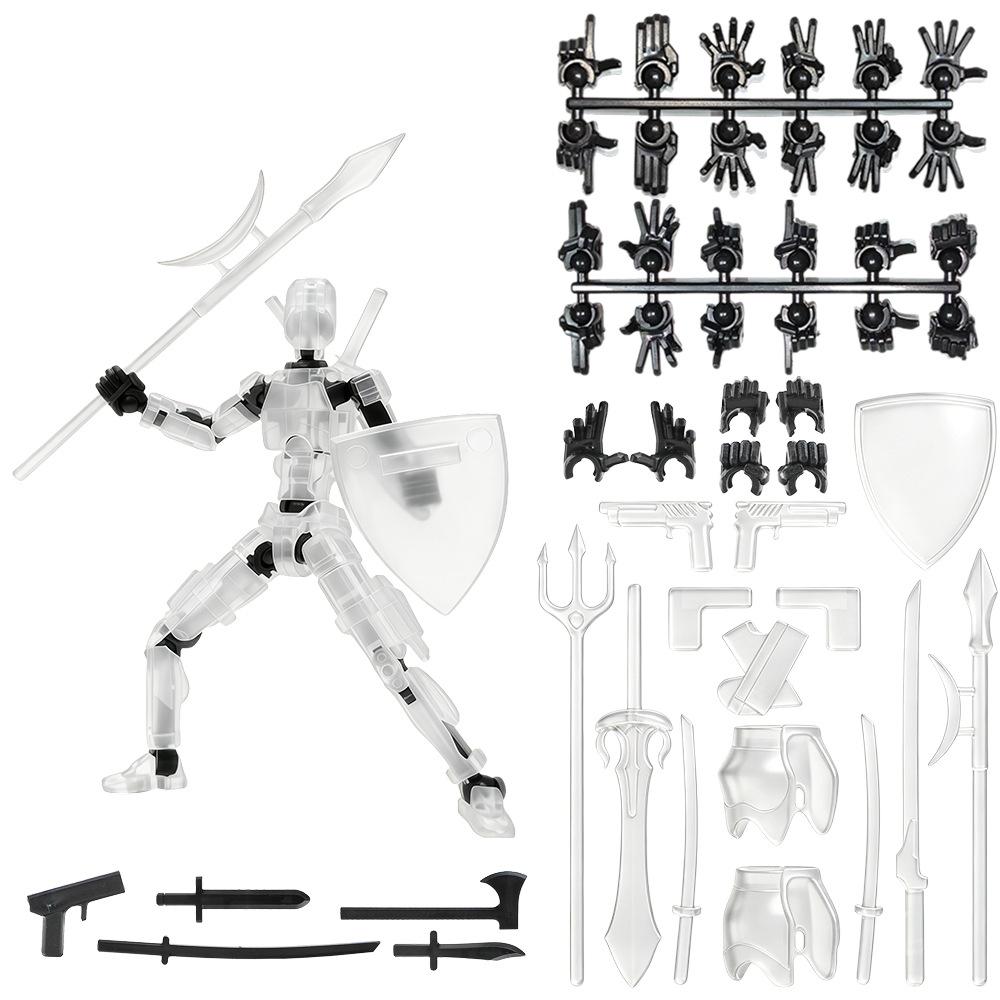 Newest!!! Magnetic Attraction 3D Printed Dummy T13 DIY Multi-jointed Man and Woman Lucky Doll  Movable Shapeshift Robot Toys