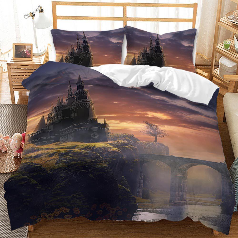 

Flying Journey 3D Art Duvet Cover Set King Queen Double Full Twin Single Size Bed Linen Set EU single(135x200cm)