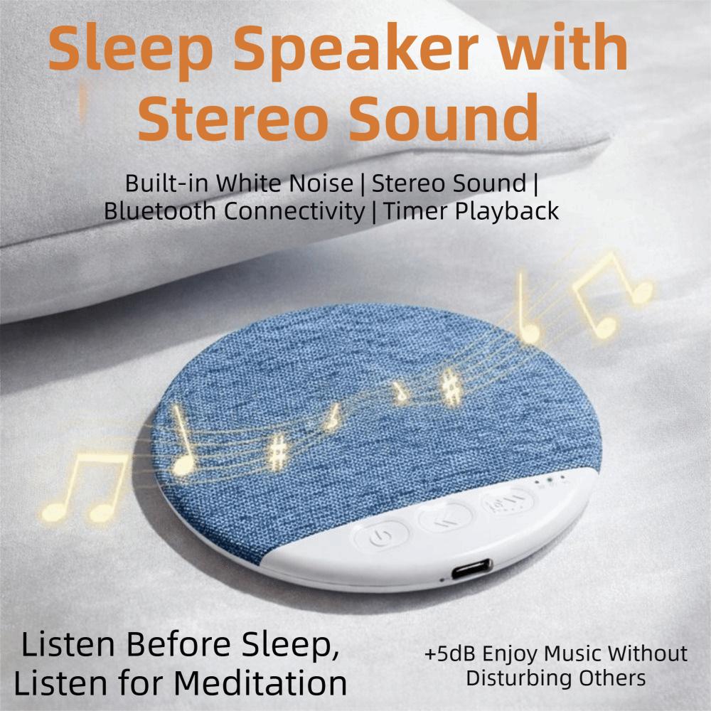 Bluetooth 5.4 Sound Machine Mini White Noise Machine Under Pillow Bluetooth Speaker  Better Sleep