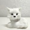 Artificial Animal Plush Fox Doll Toy Mini Squatting Sitting Fox Model  Window Display