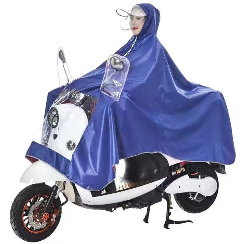 Mantella Pioggia Spessa Unisex per Scooter Elettrico/Bicicletta: Attrezzatura Antipioggia Torrenziale per Adulti