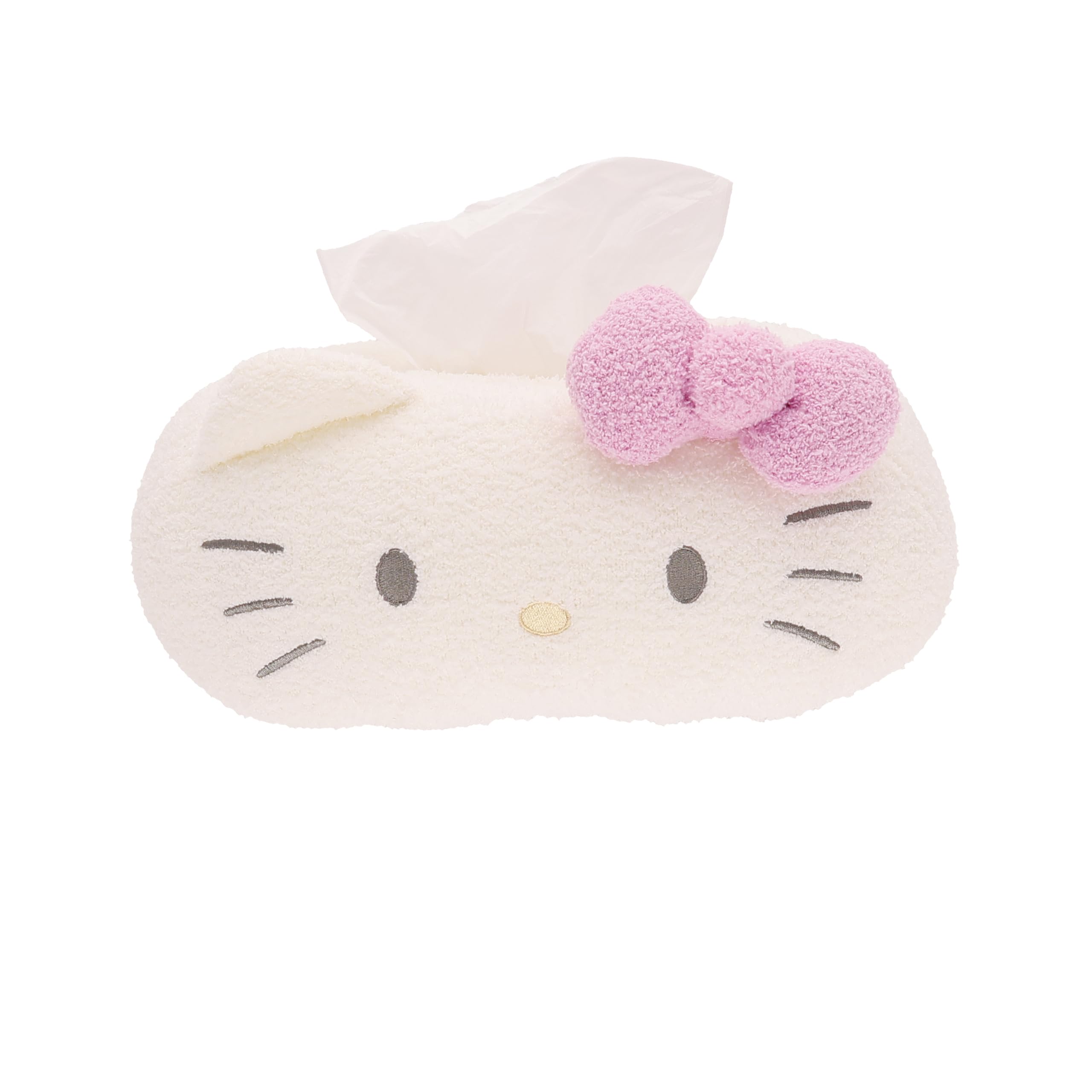 Marushin Tissue Sanrio Hello Marshmallow Hello Knit 3785005400 Cover, Kitty, Kitty, Fabric,