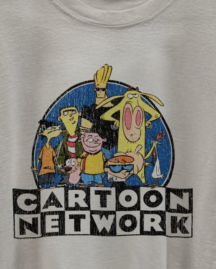 90s Cartoon Network - Promo T-Shirt White XXL S