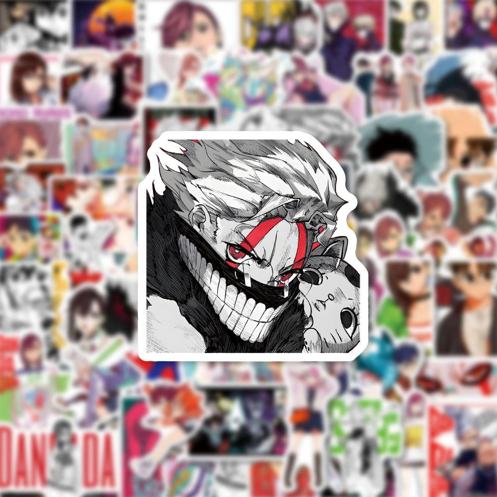 10/30/60PCS Anime Dandadan Graffiti Stickers Cartoon Decals Waterproof DIY Stationery Luggage Phone Bike Cool Sticker Toys